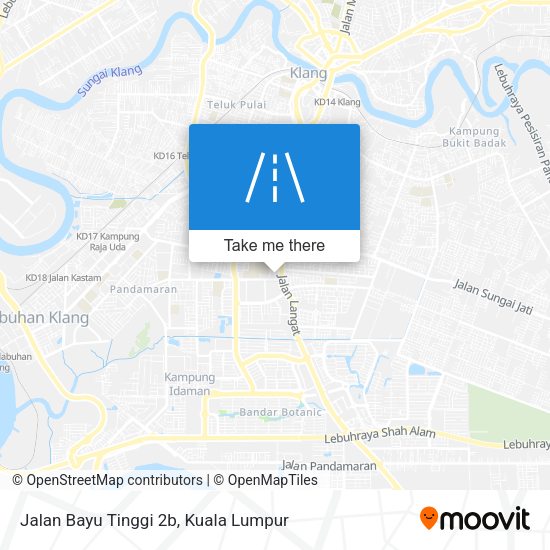 Jalan Bayu Tinggi 2b map