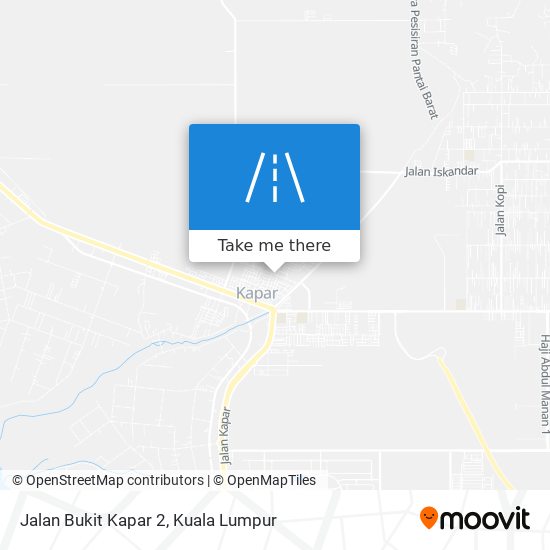 Jalan Bukit Kapar 2 map