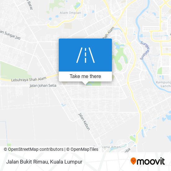 Jalan Bukit Rimau map