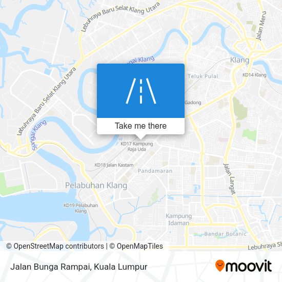 Jalan Bunga Rampai map