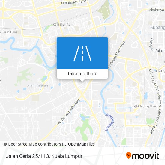 Jalan Ceria 25/113 map