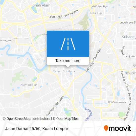 Jalan Damai 25/60 map