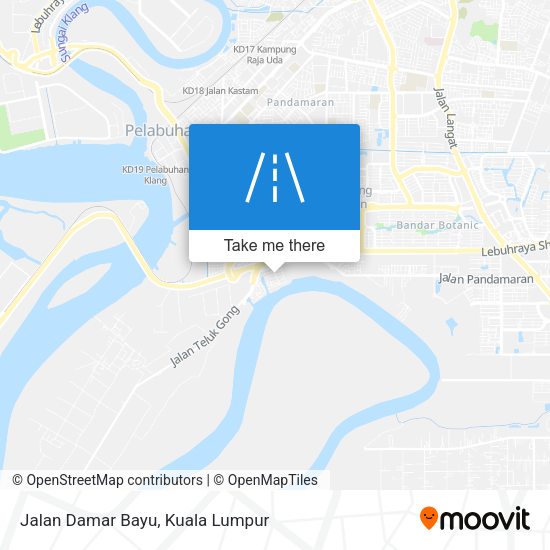Jalan Damar Bayu map