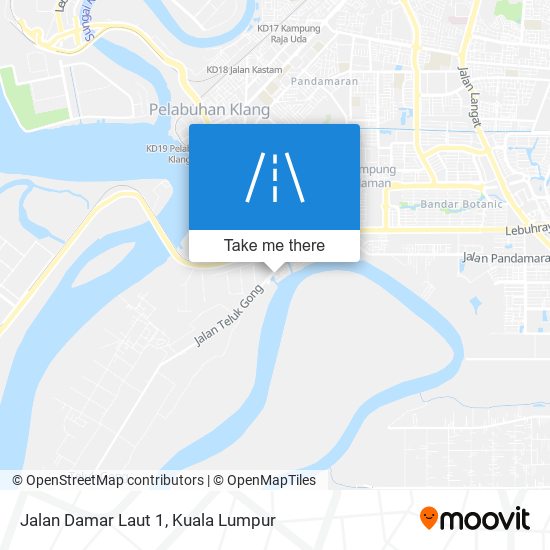 Peta Jalan Damar Laut 1
