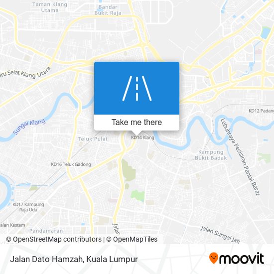 Jalan Dato Hamzah map