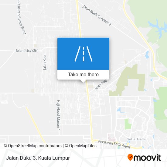 Jalan Duku 3 map