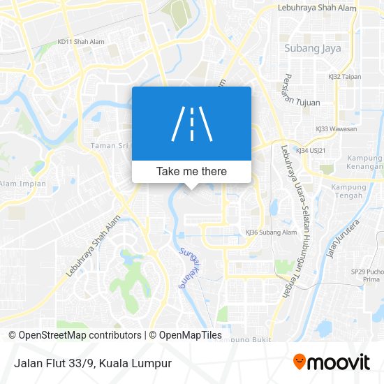 Jalan Flut 33/9 map