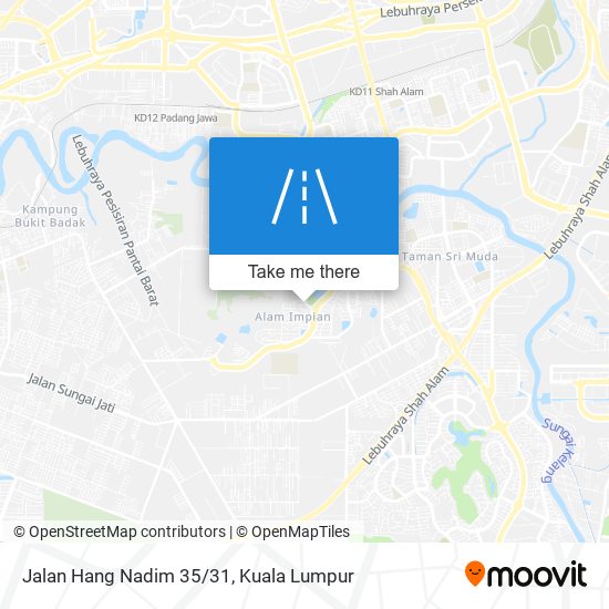 Jalan Hang Nadim 35/31 map