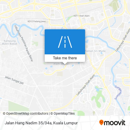 Peta Jalan Hang Nadim 35/34a
