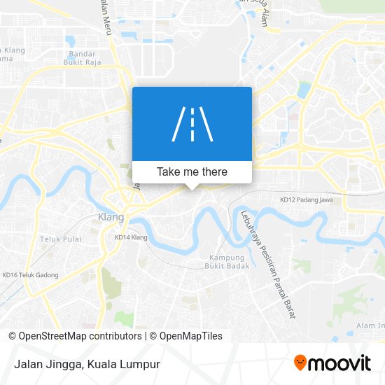 Jalan Jingga map