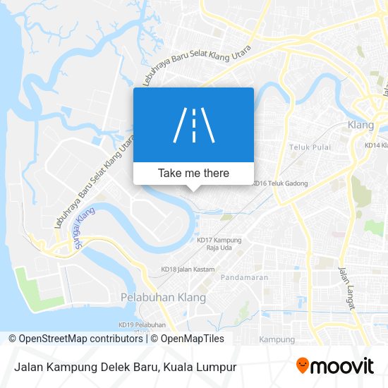 Jalan Kampung Delek Baru map