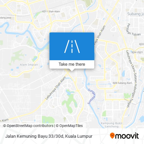 Jalan Kemuning Bayu 33/30d map