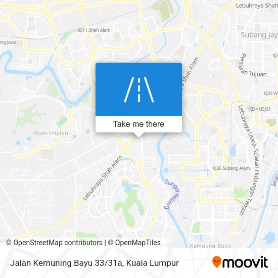 Jalan Kemuning Bayu 33/31a map