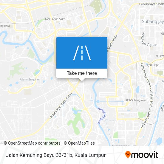 Jalan Kemuning Bayu 33/31b map