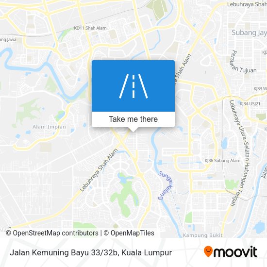 Jalan Kemuning Bayu 33/32b map