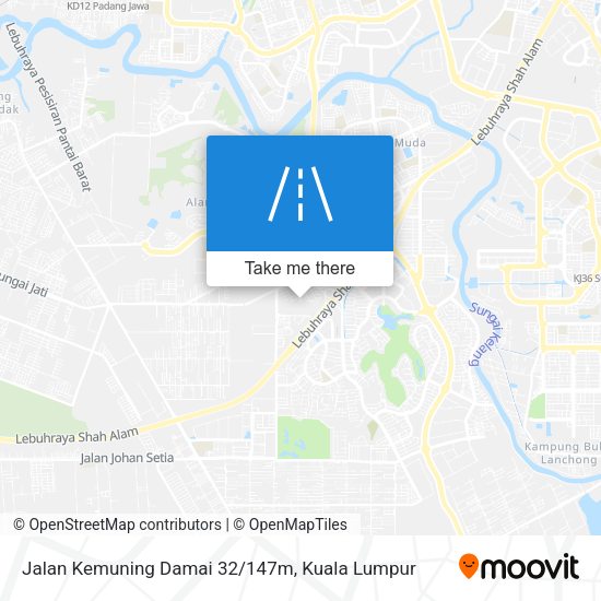 Peta Jalan Kemuning Damai 32/147m