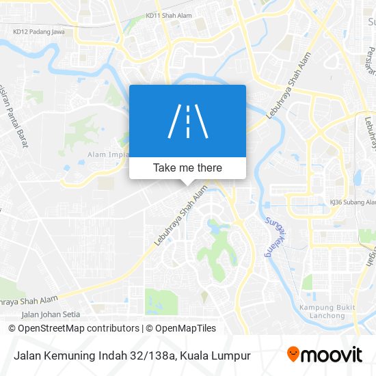 Jalan Kemuning Indah 32/138a map