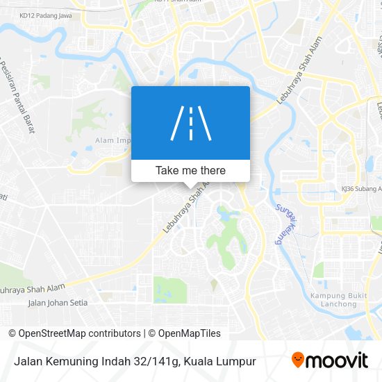 Jalan Kemuning Indah 32/141g map