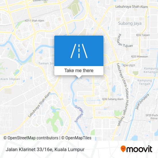 Peta Jalan Klarinet 33/16e