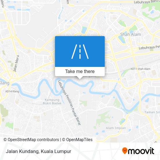 Peta Jalan Kundang