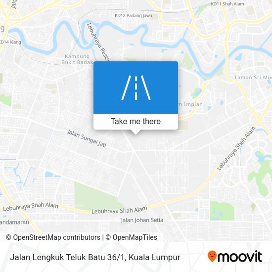 Jalan Lengkuk Teluk Batu 36/1 map