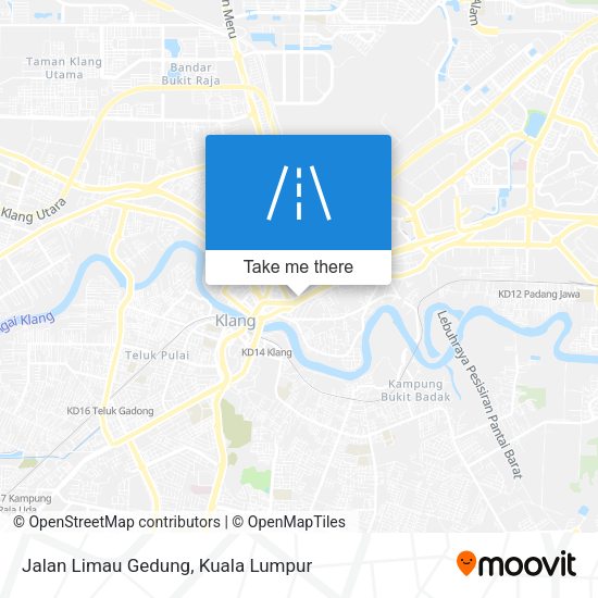 Peta Jalan Limau Gedung