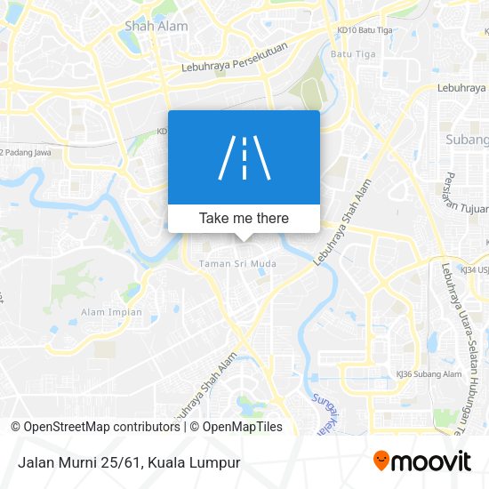 Peta Jalan Murni 25/61