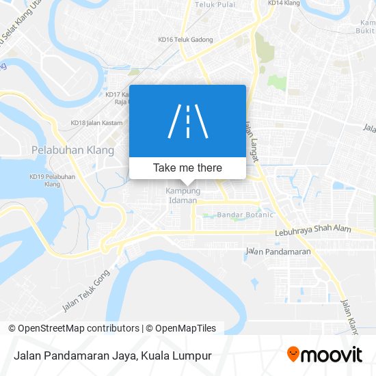 Jalan Pandamaran Jaya map