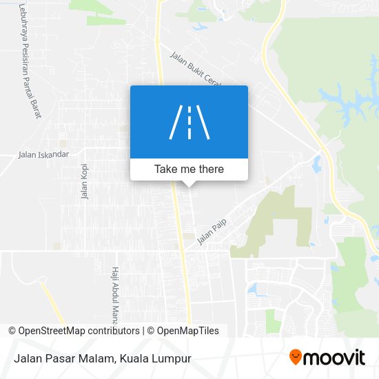 Jalan Pasar Malam map