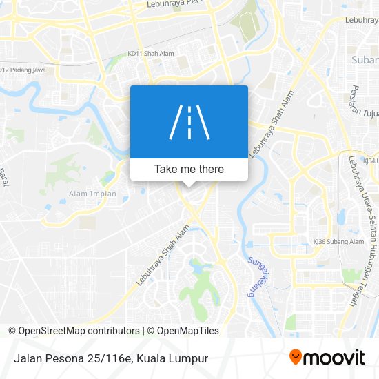 Peta Jalan Pesona 25/116e