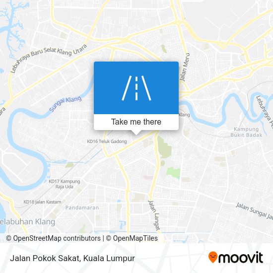 Peta Jalan Pokok Sakat