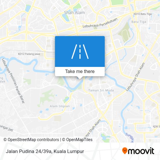 Jalan Pudina 24/39a map