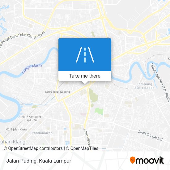 Jalan Puding map