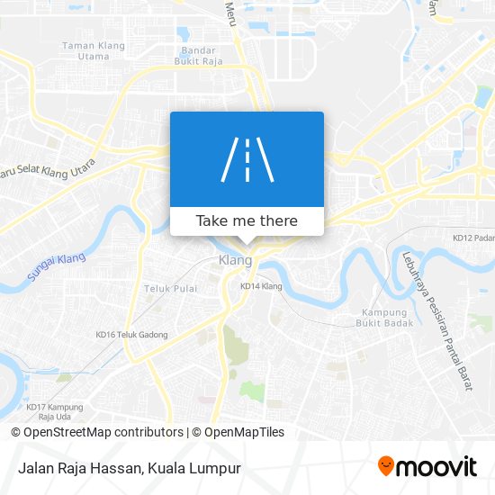 Jalan Raja Hassan map