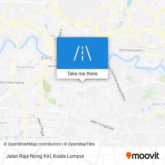 Jalan Raja Nong Kiri map