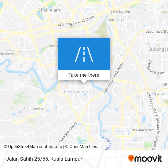 Jalan Sahih 25/55 map