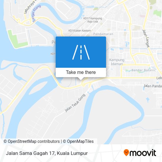 Jalan Sama Gagah 17 map
