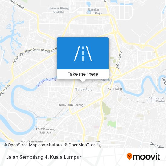 Jalan Sembilang 4 map