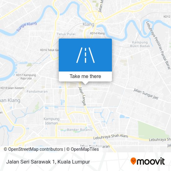Peta Jalan Seri Sarawak 1