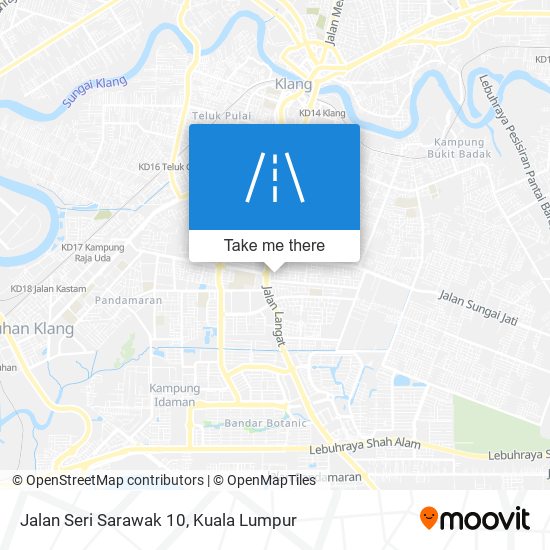 Peta Jalan Seri Sarawak 10