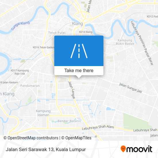 Jalan Seri Sarawak 13 map