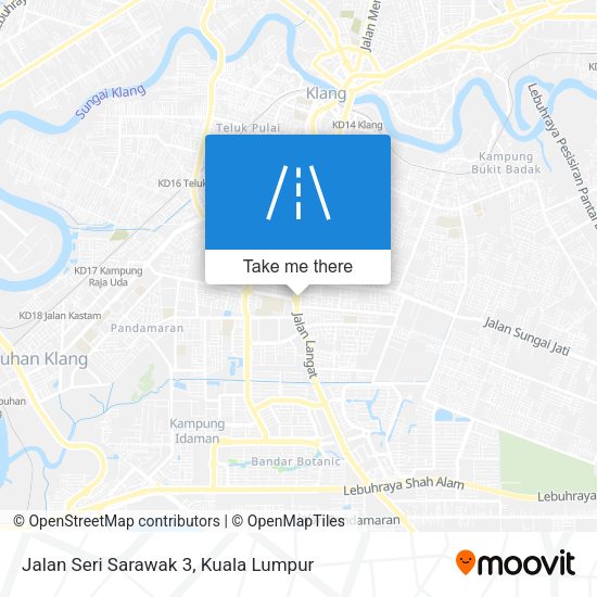 Jalan Seri Sarawak 3 map