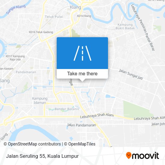 Jalan Seruling 55 map