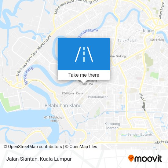 Peta Jalan Siantan