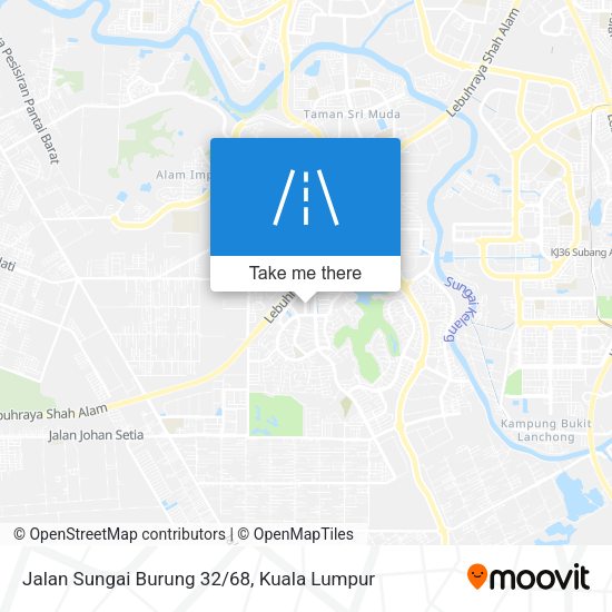 Jalan Sungai Burung 32/68 map