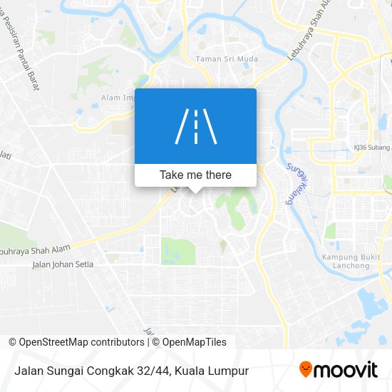 Peta Jalan Sungai Congkak 32/44