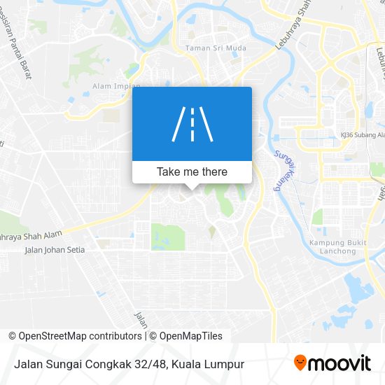 Jalan Sungai Congkak 32/48 map