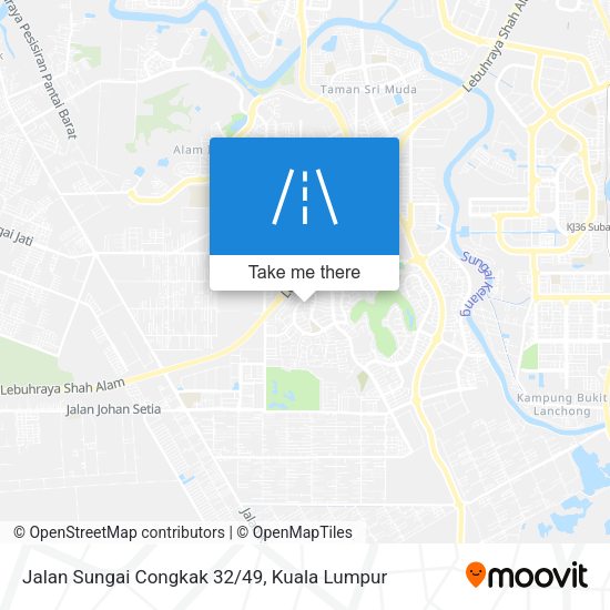 Jalan Sungai Congkak 32/49 map