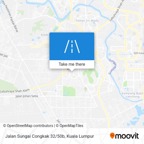 Jalan Sungai Congkak 32/50b map