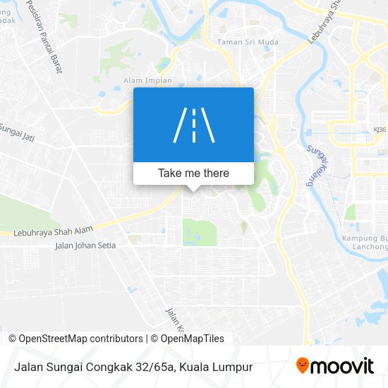 Jalan Sungai Congkak 32/65a map